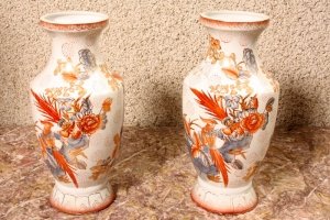 Pair Japanese Imari Hand Painted Porcelain Vases | Ref. no. 02117 | Regent Antiques
