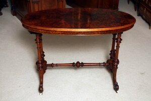 Antique VictorianBurr Walnut Oval Side Table | Ref. no. 02161 | Regent Antiques