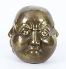Unusual Bronze Four Face Buddha Brahma Hindu Sculpture Medium | Ref. no. 02190b | Regent Antiques