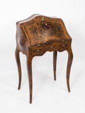 Vintage French Walnut Louis XV Style Marquetry Bureau | Ref. no. 02213 | Regent Antiques