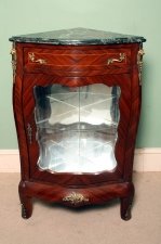 Louis XVI  rosewood Glass Corner Display Cabinet | Ref. no. 02223 | Regent Antiques