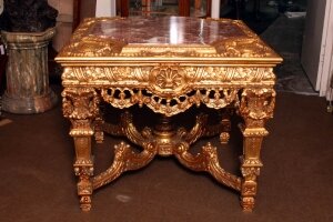 Louis XV Giltwood & Marble Centre Table | Ref. no. 02226 | Regent Antiques