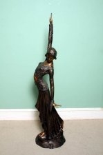 Stunning Large Bronze Lady Dancer Statue Chiparus | Ref. no. 02262 | Regent Antiques