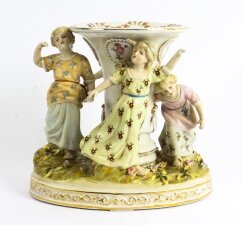 Vintage Dresden Revival Vase Centrepiece Children Dancing  Mid 20th C | Ref. no. 02390 | Regent Antiques