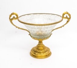 Cut Glass & Gilded Bronze Centrepiece Bowl Fruit Dish | Ref. no. 02422 | Regent Antiques