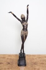 Beautiful Gilded Bronze Female Dancer Oriental Dress | Ref. no. 02451 | Regent Antiques