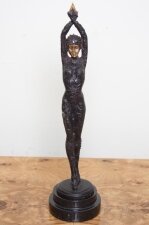 Stunning Bronze Female Dancer in Oriental Costume | Ref. no. 02452 | Regent Antiques