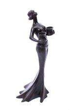 Bronze Sculpture Lady in Flowing Dress | Bronze Statue | Ref. no. 02461 | Regent Antiques