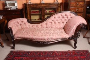 Antique Victorian Rosewood Chaise Lounge Circa 1860 | Ref. no. 02513 | Regent Antiques