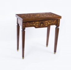 Louis XV Style Marquetry Card Games Table Rosewood | Ref. no. 02571a | Regent Antiques