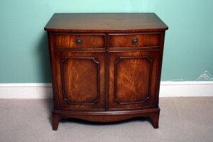 Vintage Flame Mahogany Music HiFi CD Casette Cabinet | Ref. no. 02599 | Regent Antiques