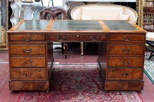 Stunning Victorian Large Walnut Partners Desk | Ref. no. 02684 | Regent Antiques