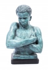 Bronze Bust Sculpture of Blackamoor Verdigris | Ref. no. 02708 | Regent Antiques