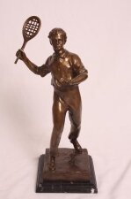 Beautiful Bronze Sculpture 1930s Male Tennis Player | Ref. no. 02712 | Regent Antiques