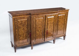 Burr Walnut Four Door Sideboard Credenza Chiffonier 20th C | Ref. no. 02867 | Regent Antiques