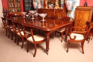 English Regency Dining Table & 10 Chairs | Ref. no. 02972f | Regent Antiques