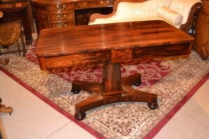 Antique William IV Rosewood Writing / Sofa Table | Ref. no. 03028 | Regent Antiques