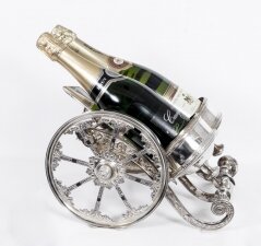 Vintage  Silver Plated Cannon Wine Champagne Holder 20th Century | Ref. no. 03054 | Regent Antiques