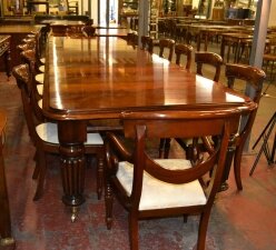 Vintage Victorian Dining Table & 14 Chairs Mahogany | Ref. no. 03096e | Regent Antiques