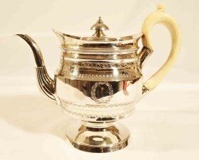 Antique George III Silver Teapot 1801 | Ref. no. 03130 | Regent Antiques