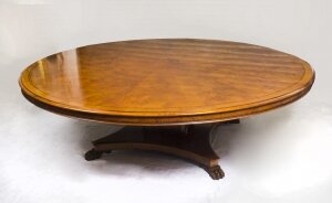 Vintage Regency Style 8ft Round Pollard Oak Dining Table 20thC | Ref. no. 03145 | Regent Antiques
