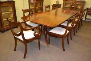 Antique Regency Mahogany Dining Table & 10 Chairs | Ref. no. 03181b | Regent Antiques