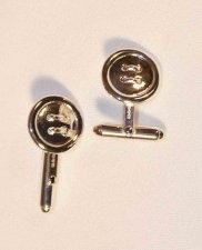 Sterling Silver Button Cufflinks Lovely Gift for Him | Ref. no. 03184 | Regent Antiques