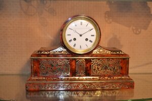 Antique French Boulle Mantel Clock Circa 1860 | Ref. no. 03237 | Regent Antiques