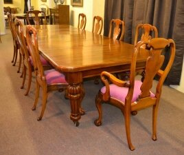 Antique Victorian Dining Table & 10 Chairs Mahogany | Ref. no. 03275a | Regent Antiques