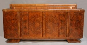 Large Antique Art Deco Burr Walnut Sideboard 8ft  C1920 | Ref. no. 03313 | Regent Antiques