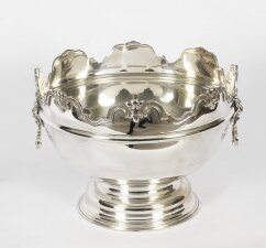 Vintage Silver Plated Monteith Punch Bowl Cooler 20th Century | Ref. no. 03322 | Regent Antiques