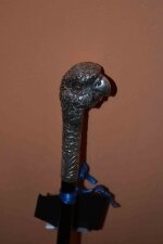 Antique Victorian Walking Cane Parrot silver handle1899 | Ref. no. 03354 | Regent Antiques