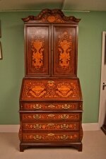 Vintage Dutch Marquetry Bureau Bookcase C1920 | Ref. no. 03457 | Regent Antiques