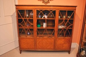 Antique Victorian Satinwood Display Cabinet C 1880 | Ref. no. 03492 | Regent Antiques