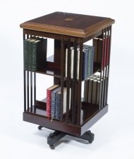 Antique Edwardian Mahogany Revolving Bookcase c.1900 | Ref. no. 03507 | Regent Antiques