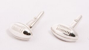 Sterling Silver Rugby Cufflinks Lovely Gift for Him | Ref. no. 03588 | Regent Antiques