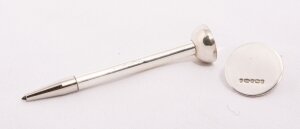 Unusual Sterling Silver Golf Tee & Marker Gift Idea | Ref. no. 03595 | Regent Antiques