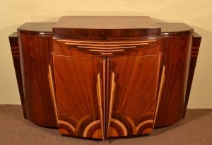Art Deco 1920s Style Rosewood Drinks Cabinet Bar | Ref. no. 03613 | Regent Antiques