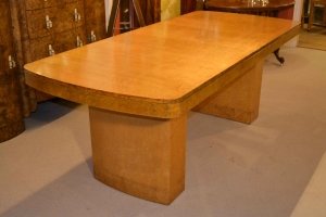 Antique Art Deco Birdseye Maple Dining Table C1920 | Ref. no. 03622 | Regent Antiques