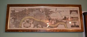 Folding Map  City London, Westminister & Southwark 1671 | Ref. no. 03625 | Regent Antiques