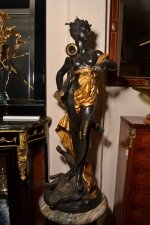 Stunning Gilded Bronze Statue Roman Goddess Diana | Ref. no. 03636 | Regent Antiques