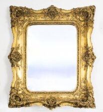 Stunning Large Ornate Italian Gilded Mirror 122 x 101 cm