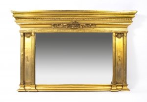 Stunning and Elegant Large Italian Gilded Mirror 90 x 130 cm | Ref. no. 03651 | Regent Antiques
