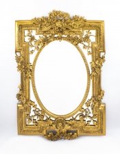 Beautiful Ornate Large Italian Gilded Decorative Mirror 137 x 104 cm | Ref. no. 03657 | Regent Antiques