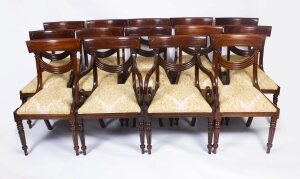 English Regency Dining Chairs Swag Back Set of 14 | Ref. no. 03736a | Regent Antiques