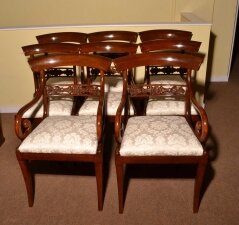 8  ( 6+2)  Antique Regency Dining Chairs Circa 1820 | Ref. no. 03737 | Regent Antiques