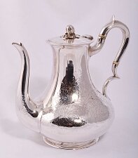 Antique English  Silver Coffee Pot London 1857 | Ref. no. 03753 | Regent Antiques