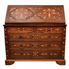 Antique Spanish Walnut Marquetry Bureau c.1780 | Ref. no. 03768 | Regent Antiques