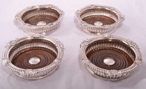 Antique Set of 4 Coasters by Paul Storr London 1809 | Ref. no. 03813 | Regent Antiques