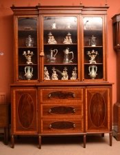 Antique Edwardian 3 door Bookcase Display Cabinet C1900 | Ref. no. 03836 | Regent Antiques